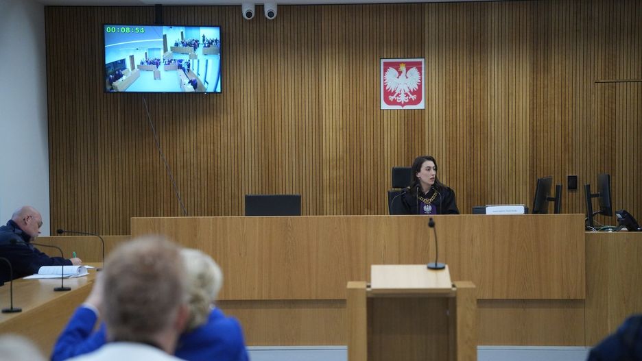 Rozprawa przed Sądem Rejonowym w Toruniu w postępowaniu o wykroczenie podczas Publicznego Różańca o Odnowę Moralną Narodu Polskiego
