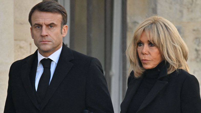 Brigitte Macron z mężem
