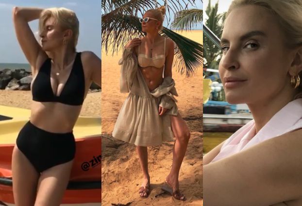 Joanna Horodyńska wygina się w bikini na Sri Lance (FOTO)