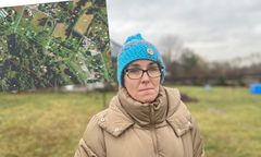 Planiści CPK pokazali, komu chcą zabrać dom. W ogródku pani Magdy narysowano sześć torów