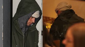 Posępny Justin Bieber z przekłutym nosem wybrał się na samotną kolację w LA