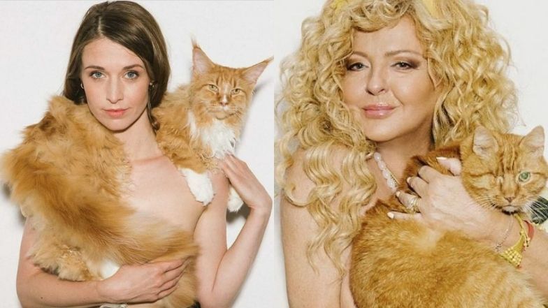 Julia Kamińska i Magda Gessler pozują topless "dla Bialorusi"