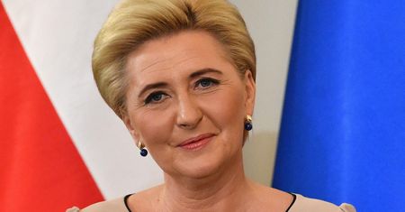 Wyglądała bardzo elegancko. W tej marynarce Agata Kornhauser-Duda przyciągała wzrok