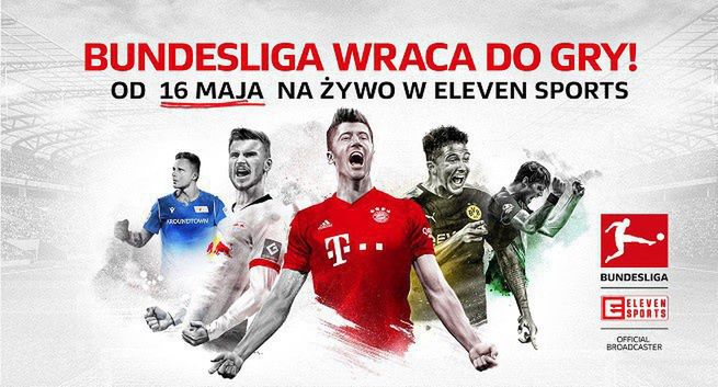 Bundesliga od 16 maja ponownie na żywo w Eleven Sports oraz Canal+ Sport