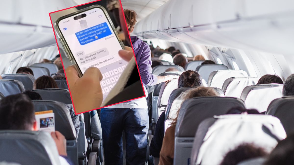 Pasażer podejrzał, co pisał inny