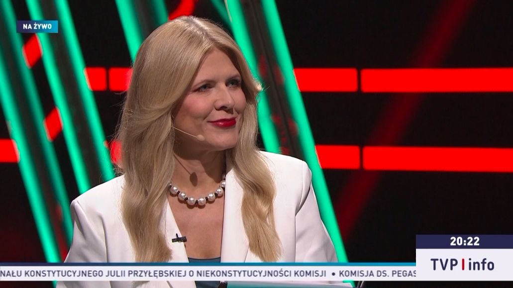 Jolanta Kwaśniewska w "Trójkącie politycznym"