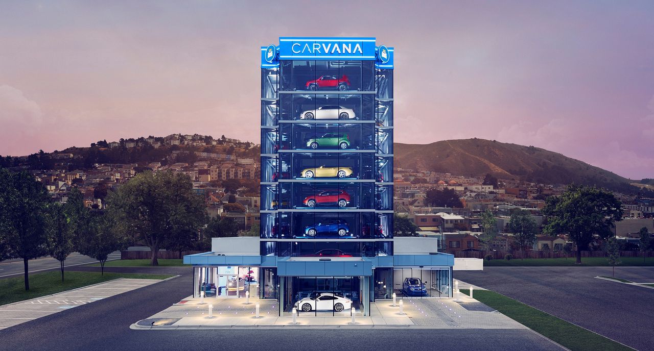 Carvana to najszybciej rozwijający się internetowy sprzedawca aut używanych