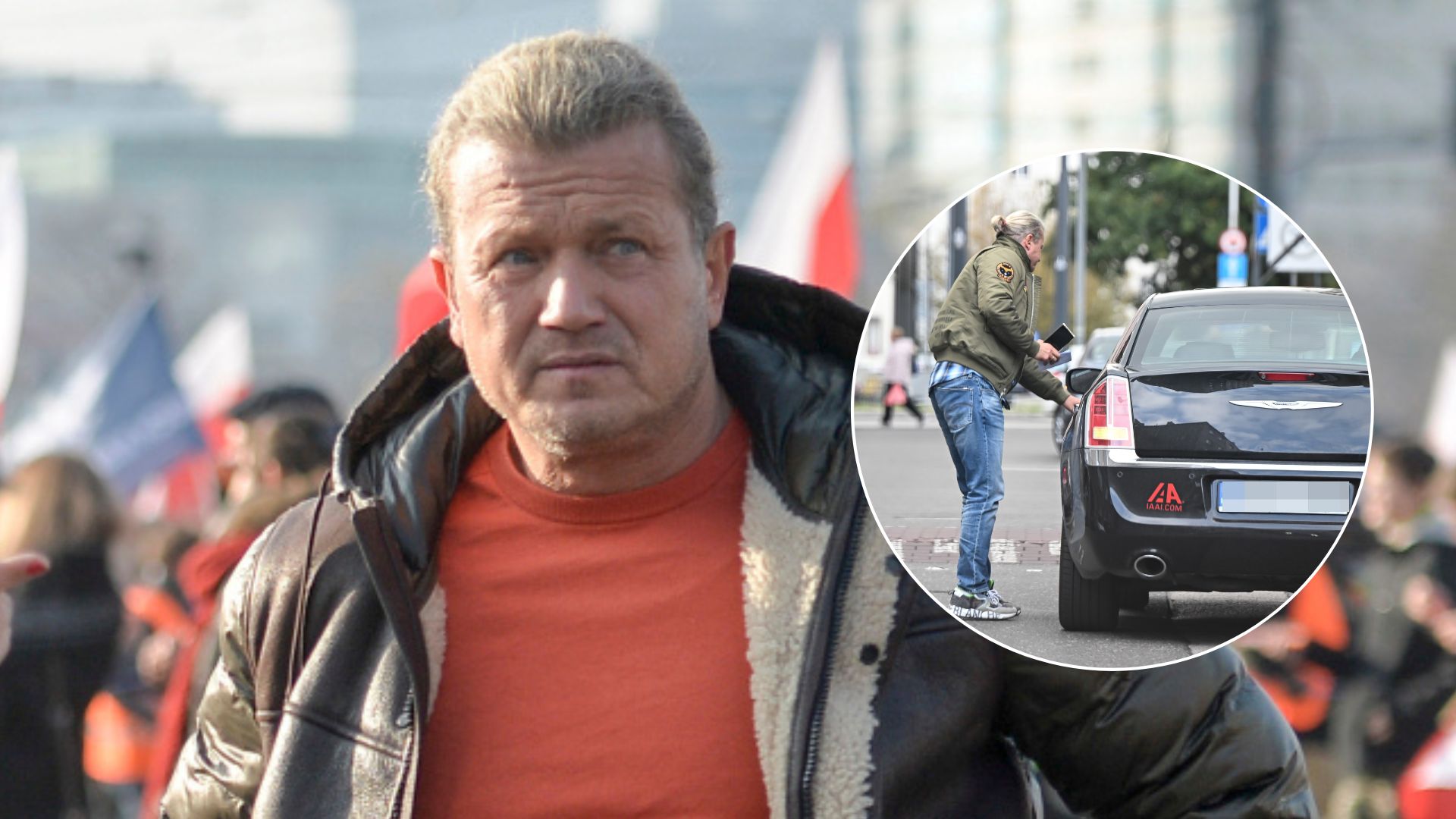 Jarosław Jakimowicz zablokował ulicę Warszawy