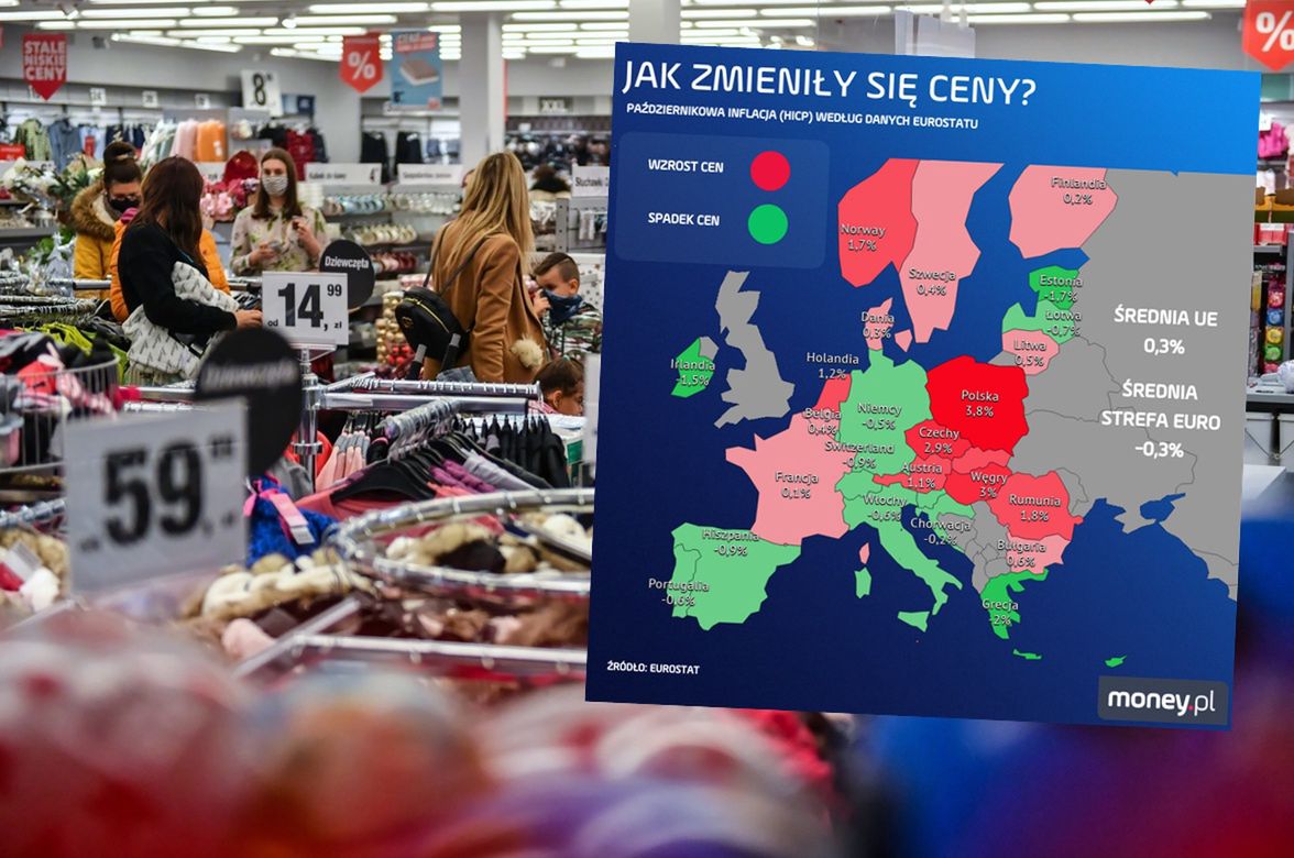 Polska samotnym liderem w Europie. Ceny nigdzie tak nie rosną jak u nas