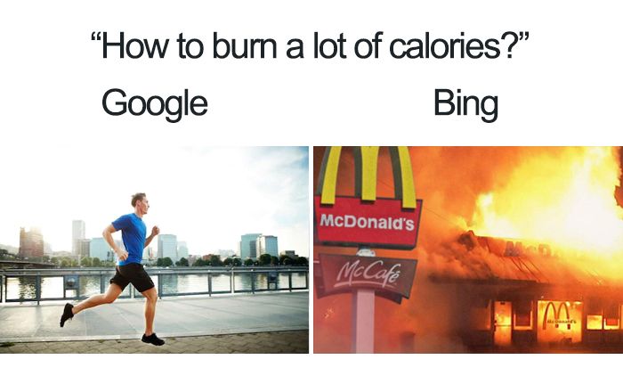 Memy "Google vs Bing" zdążyły się zdezaktualizować