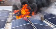 Pierwsze takie testy PZU. Celowo podpalili panele fotowoltaiczne