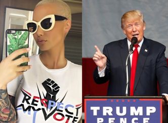 Amber Rose o Trumpie: "Chciałabym, żeby miał problemy. Nie potrafię zliczyć, ile razy ktoś znany dotykał mnie w niewłaściwy sposób"