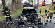 Lubelskie: Pożar samochodu osobowego na trasie Kamionka-Samoklęski