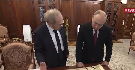 Pokazali Putinowi mapę. Nikt nie wychwycił ironii