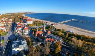 Złota polska jesień w Trójmieście. Słoneczny piątek na wybrzeżu.