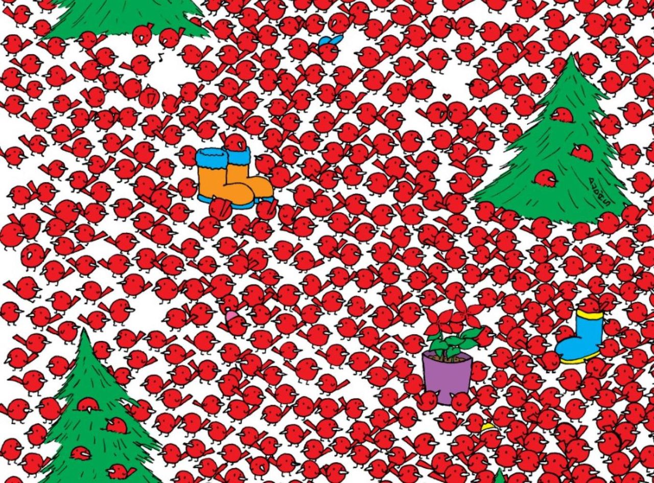 Can you manage to find apples in the picture?