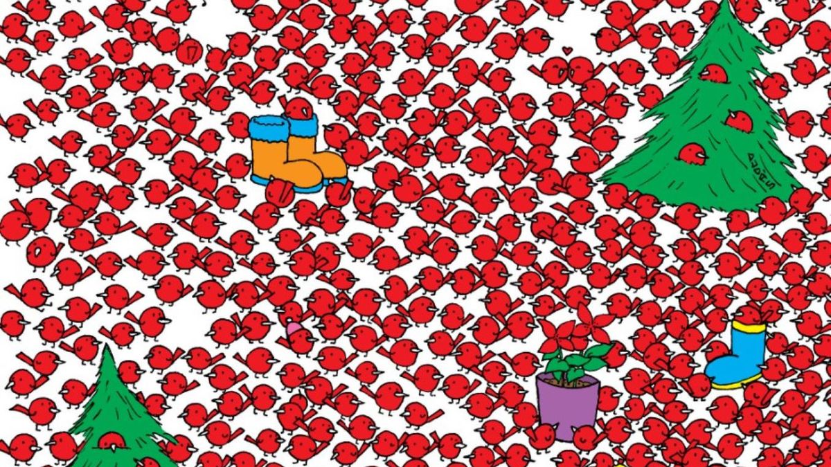 Dasz radę znaleźć jabłka na obrazku?