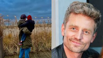 RZADKI WIDOK: Marcin Rogacewicz wypełnia ojcowskie obowiązki i pozuje z synem (FOTO)