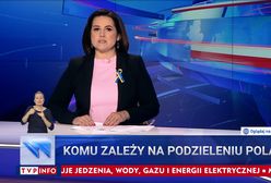 "Wiadomości" powtórzyły to cztery razy. Wyraźnie było słychać wulgaryzmy