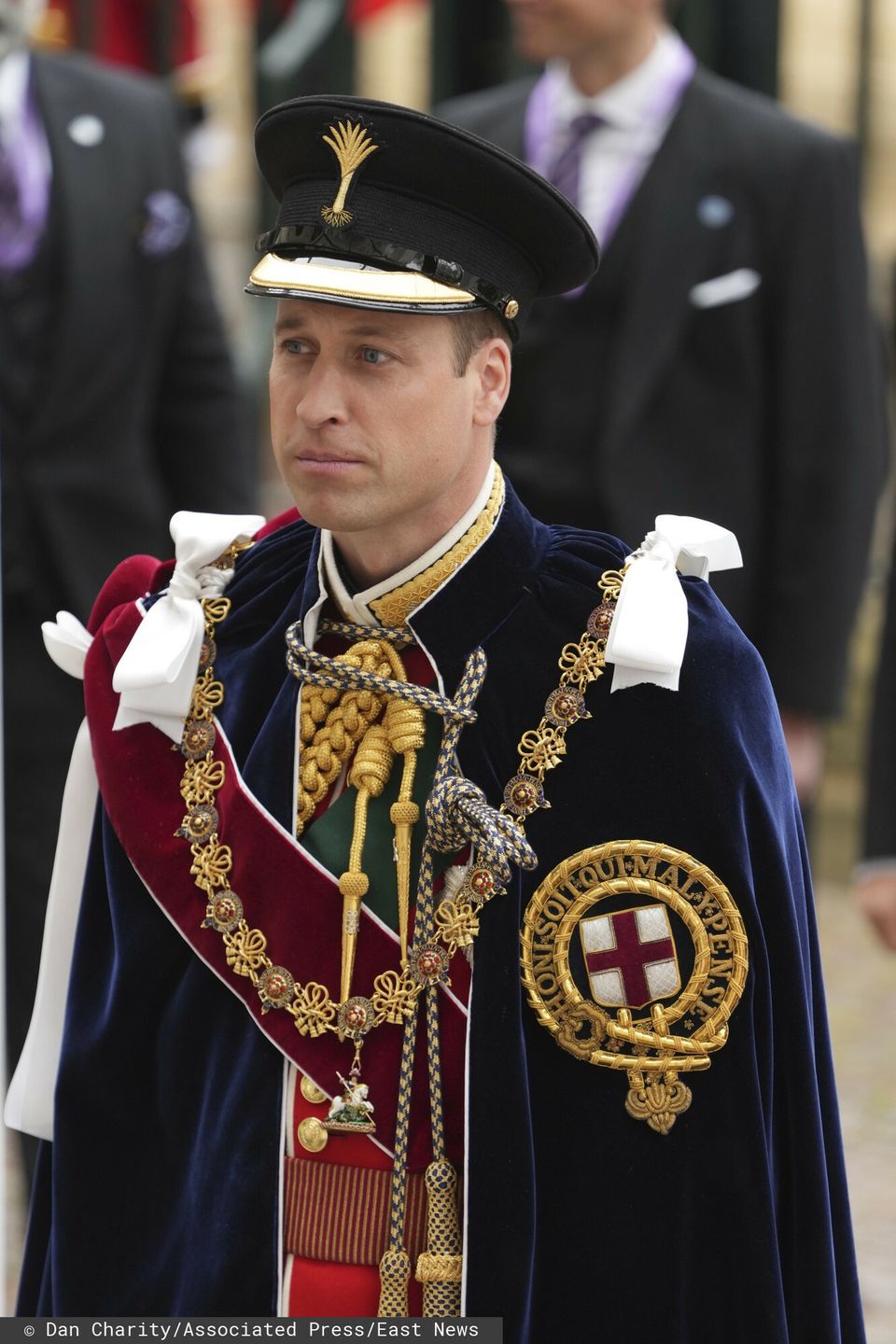 Książę William podczas koronacji Karola III