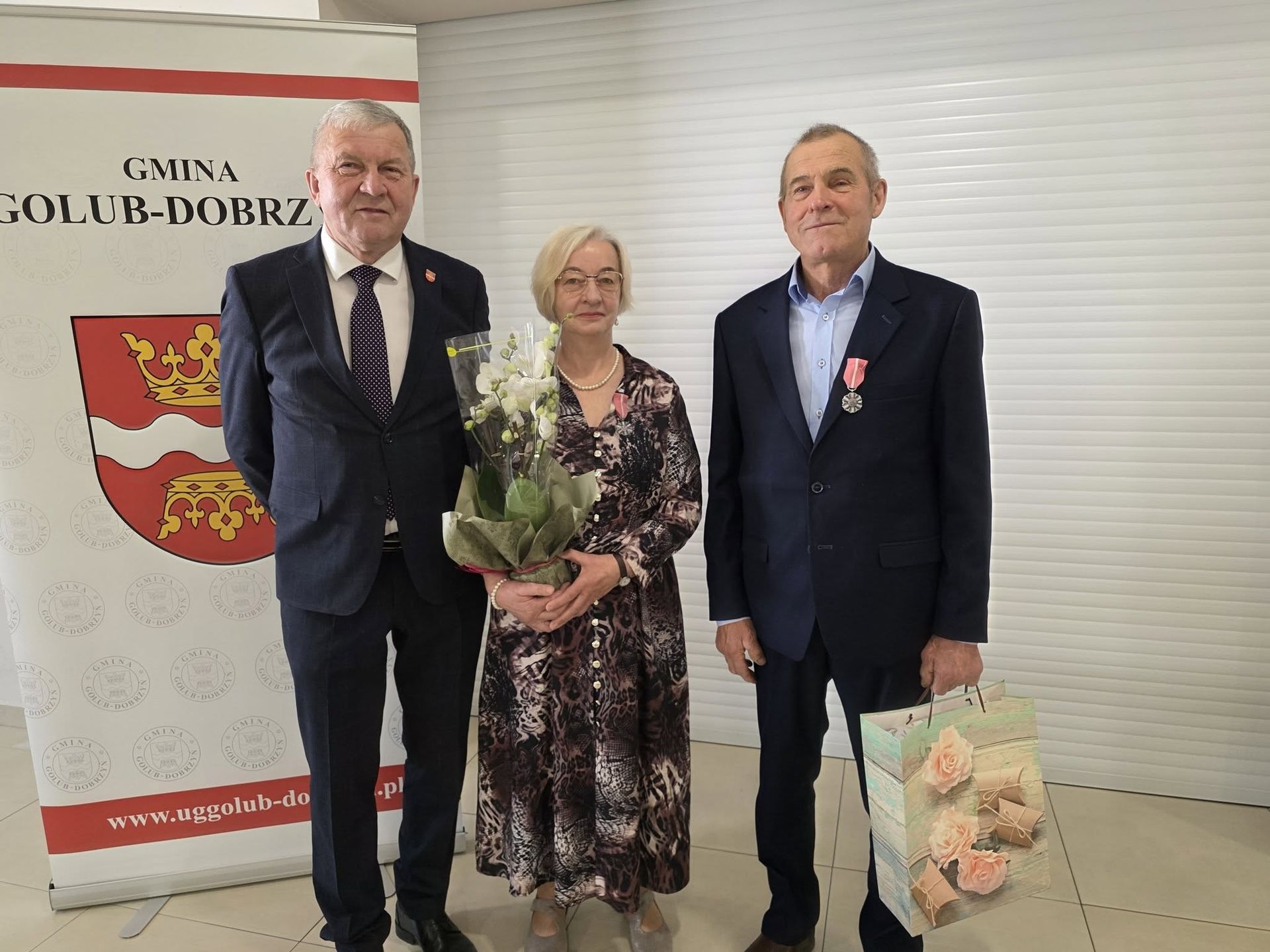 Medale otrzymało osiem par z gminy Golub-Dobrzyń