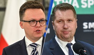 Dopiekł Hołowni. Teraz się tłumaczy