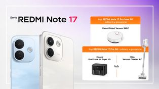 Xiaomi REDMI Note 17 w Play. Robot sprzątający lub Air Fryer w promocji