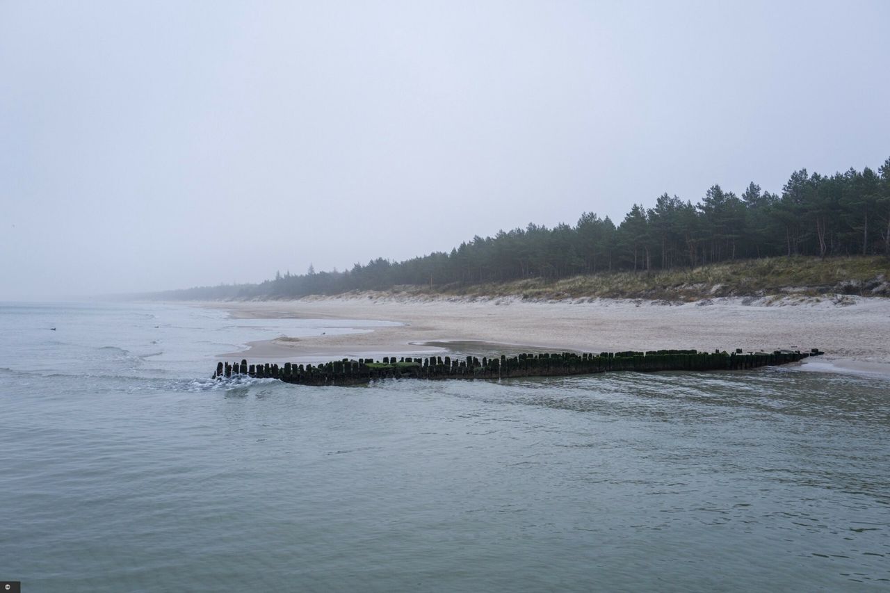 Plaża nad Morzem Bałtyckim