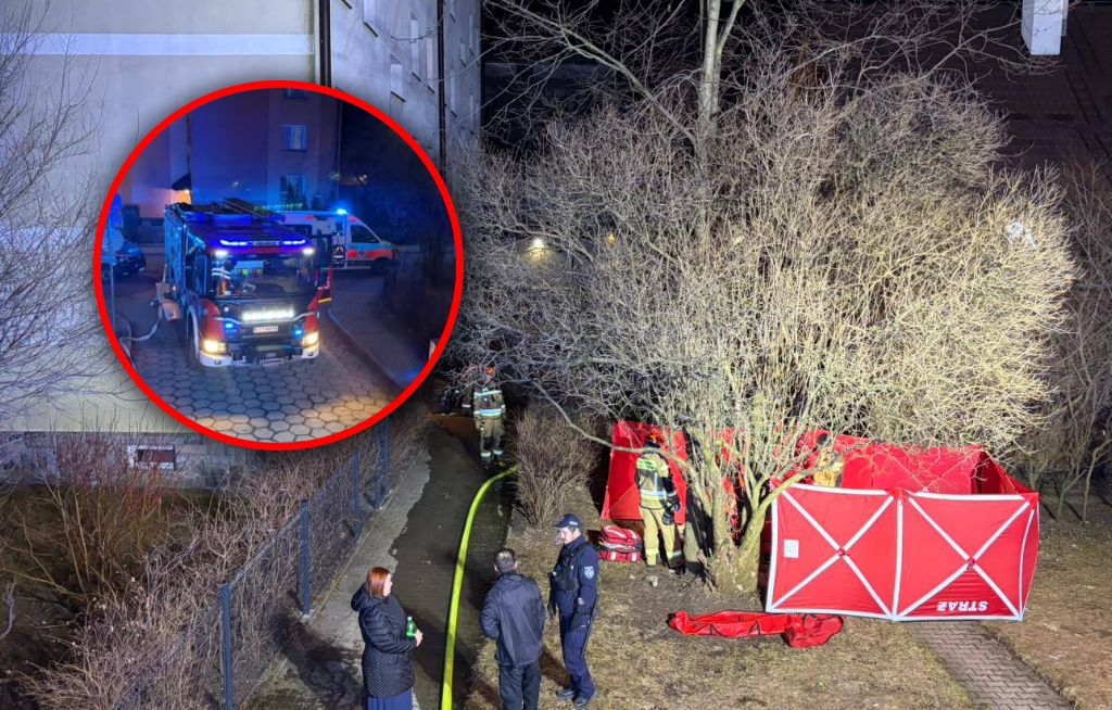 Dramat w Zakopanem. Straż weszła do mieszkania. Taki widok na kanapie