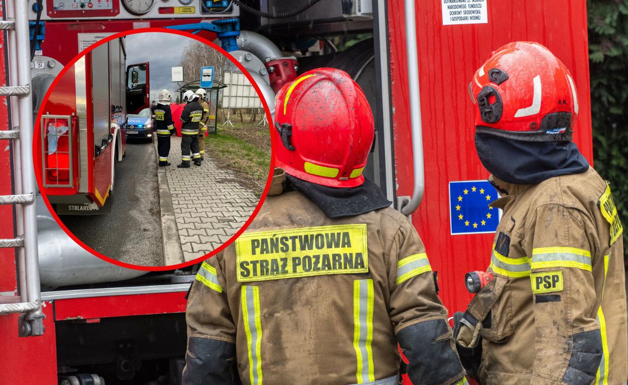 Makabryczne odkrycie na przystanku w Kalwarii Zebrzydowskiej.
