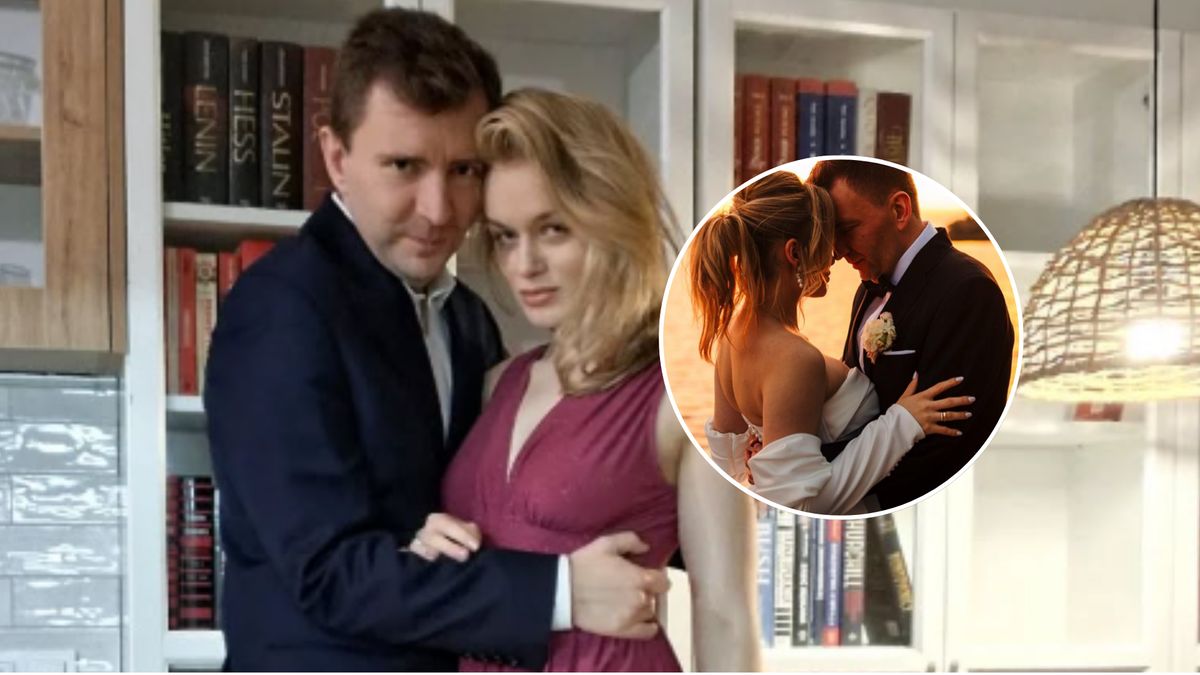 Łukasz Schreiber wziął ślub. Ekspertka ocenia suknię żony