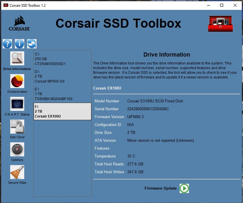 Oficjalny software producenta wygląda jak relikt z innej epoki.