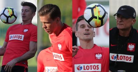 Lewandowski, Szczęsny i Milik ostro trenują przed meczem z Danią (ZDJĘCIA)