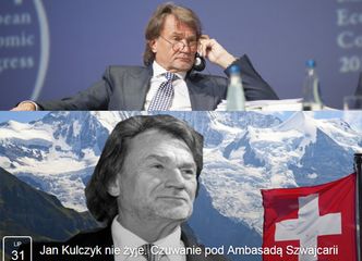 Kontrowersyjna akcja na Facebooku: "Jan Kulczyk nie żyje. Czuwanie pod Ambasadą Szwajcarii"