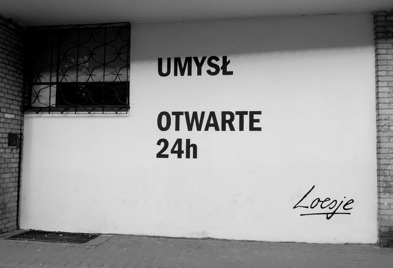 Za darmo: Miasto myśli - warsztaty, happeningi i murale Loesje