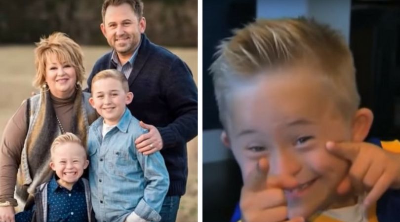 Dane Miller z rodziną