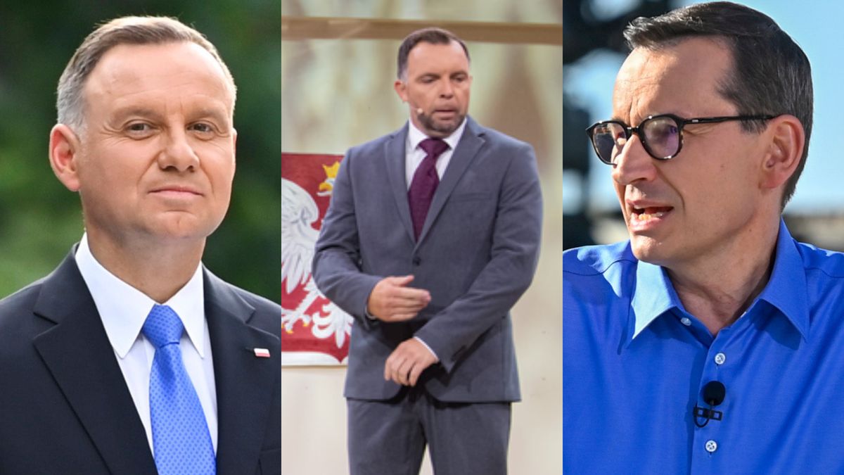 Kabareciarze żartują z Dudy i Morawieckiego w Polsacie