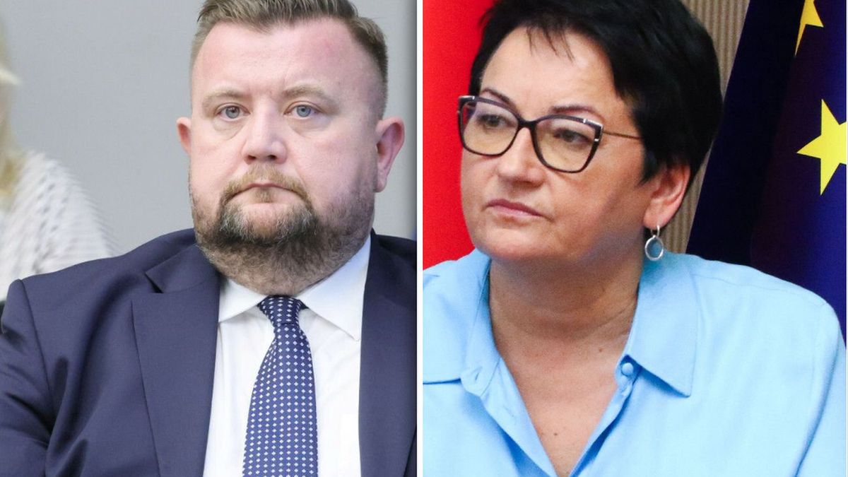 Marszałek Szymon Ogłaza i wojewoda Monika Jurek