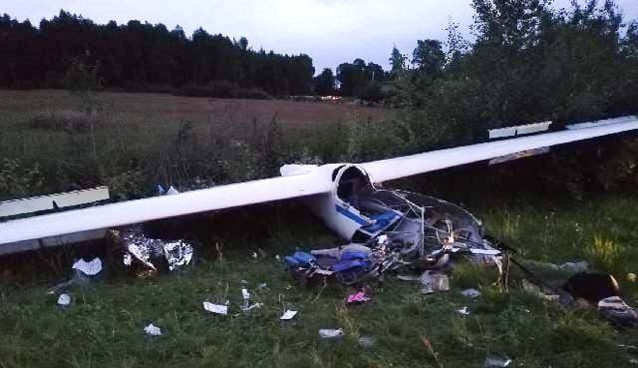 Katastrofa szybowca w Polsce. 18-letni pilot jest w ciężkim stanie