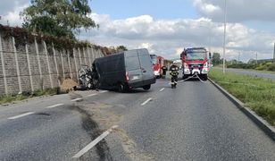 Kielce. Wypadek trzech pojazdów. Są ranni