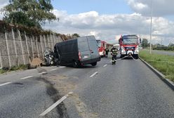 Kielce. Wypadek trzech pojazdów. Są ranni