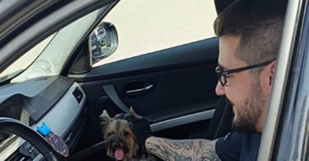 Zajrzeli do auta na parkingu w Żyrardowie. Policja nie miała wyboru