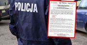 Nie wierzyłem własnym oczom. Spójrzcie, jakie pismo dostałem od "policji"
