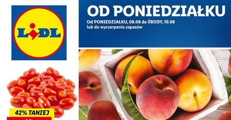 Lidl najnowsza gazetka od poniedziałku 8 sierpnia. Promocje w Lidlu 8.08-10.08