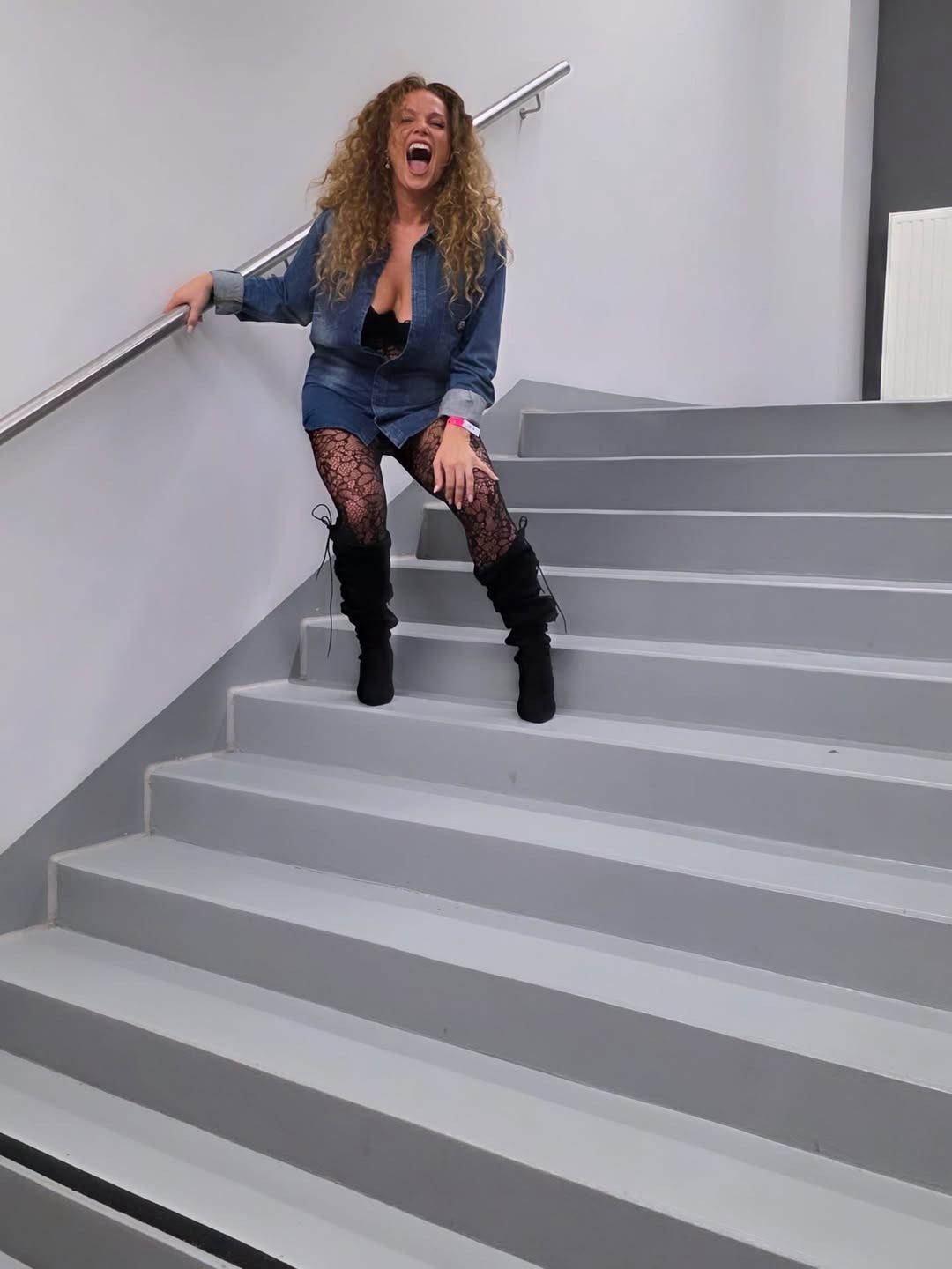 Joanna Liszowska na koncercie Katy Perry 