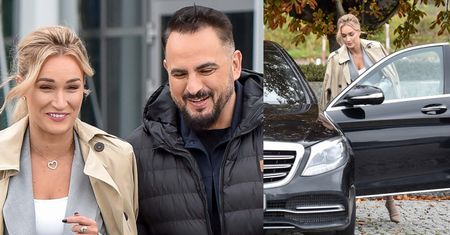 Agustin Egurrola i "królowa pieczarek" z "Rolnik szuka żony" maszerują razem przed studiem "Pytania na śniadanie" (ZDJĘCIA)