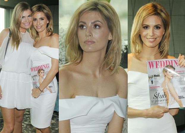 Na premierę magazynu Agnieszki Hyży przyszła... tylko jej koleżanka Viola Piekut (ZDJĘCIA)