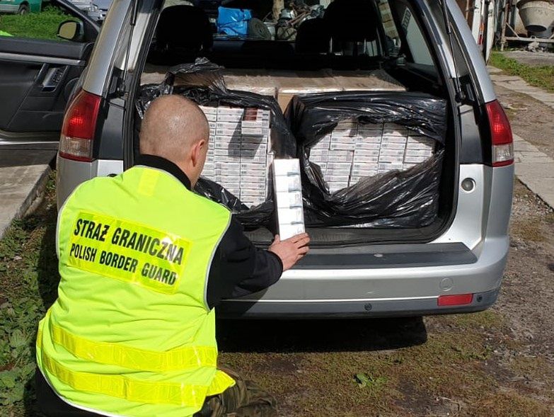 Straż graniczna przechwyciła ponad milion nielegalnych papierosów 