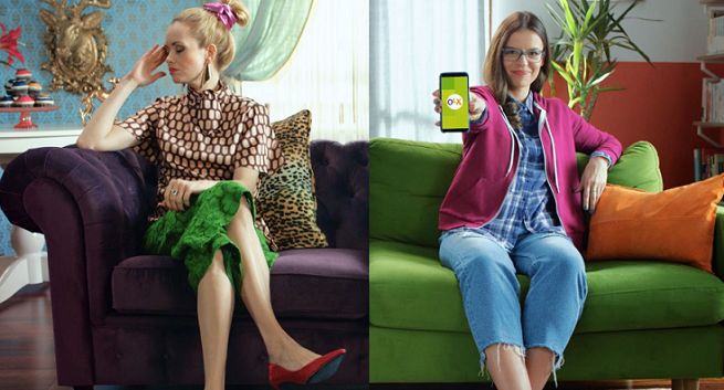 Kumata Kasia Sojka i spłukana Basia w reklamie OLX.pl (wideo)