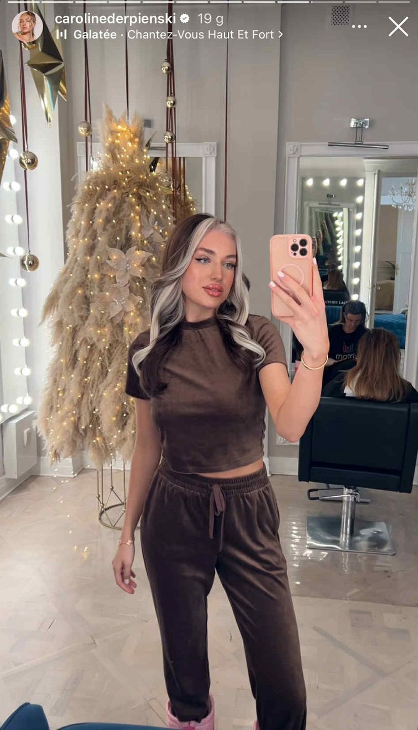 Caroline Derpienski w nowej fryzurze